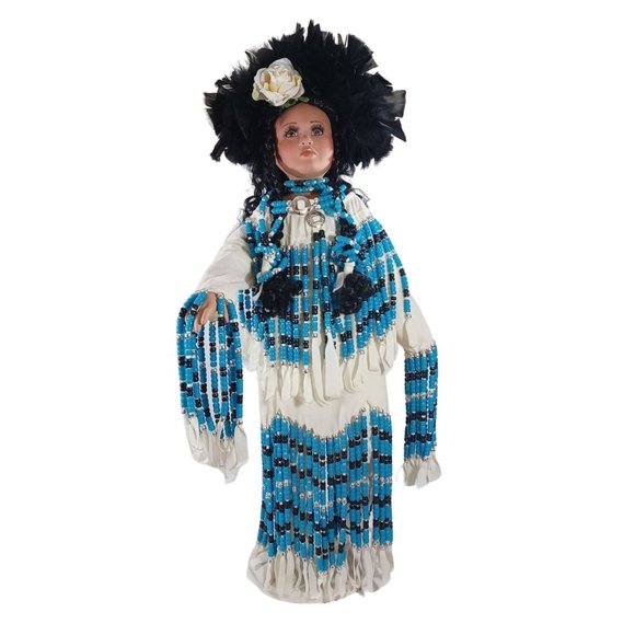 Rustie Dolls 32" Little Doe Native American Indian Princess Limited Edition 2000 - Picture 4 of 9